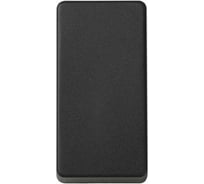 Декоративная сменная клавиша для выключателя Simon узкий модуль, S27 Play, графит 2710010-038