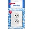Розетка Smartbuy 2-местная без заземления 10А белая Марс SBE-02w-10-S2-N 3