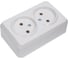 Розетка Smartbuy 2-местная 10А без заземления белая Юпитер SBE-03w-10-S2-N 2