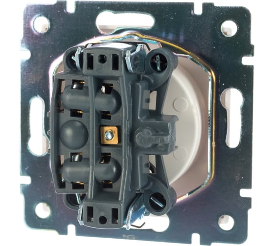Розетка Smartbuy без заземления 10А белая Нептун SBE-05w-16-S1-N