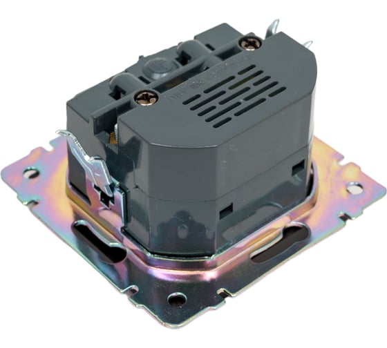 Розетка Smartbuy с заземлением и 2-мя USB 16А черная Нептун SBE-05b-16-S1-USB