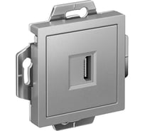 Механизм розетки hdmi Systeme Electric Atlasdesign алюминий ATN000380