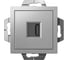 Механизм розетки hdmi Systeme Electric Atlasdesign алюминий ATN000380 2