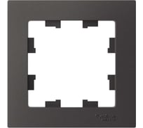 1-постовая рамка Systeme Electric Atlasdesign базальт ATN001401