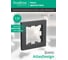 1-постовая рамка Systeme Electric Atlasdesign базальт ATN001401 5
