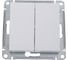 Механизм 2-клавишного перекрестного переключателя Systeme Electric Atlasdesign белый 2 x сх. 7, 10ах ATN000173 1