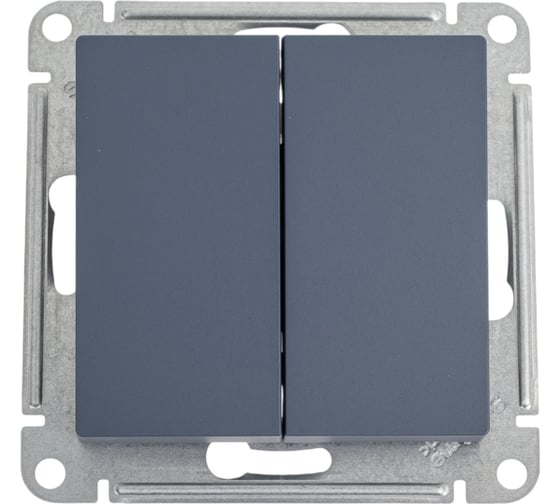 Механизм 2-клавишного перекрестного переключателя Systeme Electric Atlasdesign грифель 2 x сх. 7, 10ах ATN000773 1