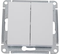 Механизм 2-клавишного перекрестного переключателя Systeme Electric Atlasdesign жемчуг 2 x сх. 7, 10ах ATN000473