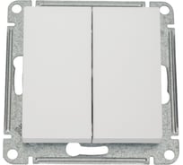 Механизм 2-клавишного перекрестного переключателя Systeme Electric Atlasdesign лотос 2 x сх. 7, 10ах ATN001373