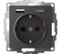 Механизм розетки 16а с 2 usb a+c Systeme Electric Atlasdesign базальт 5в/2,4а/3,0а, 2x5в/1,5а, ATN001432 2