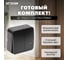 2-клавишный выключатель STEKKER открытой установки, 250в, 10а, ip20, серия софия, черный матовый, msw10-20-05 49475 5