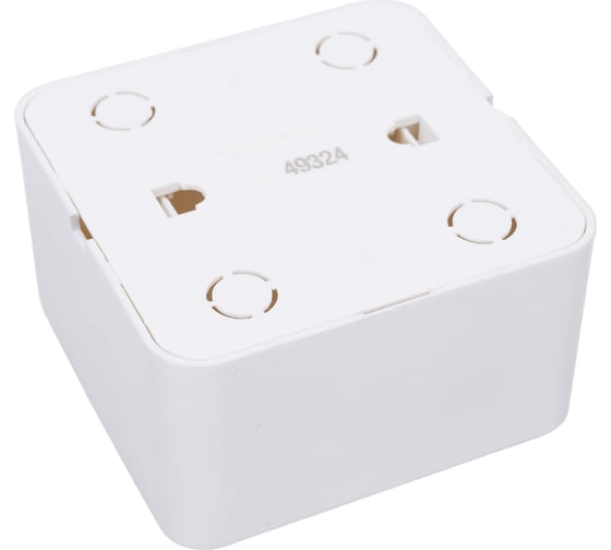 Розетка rj-45 STEKKER открытой установки 1-местная серия софия, серебро, mst00-20-03, 49324