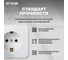 1-местная розетка STEKKER с/з открытой установки 250в, 16а, ip20, серия софия, белый, mst16-11-01, 49302 3