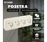 4-местная розетка STEKKER б/з открытой установки 250в, 10а, ip20, серия софия, слоновая кость, mst10-14-04, 49503 2