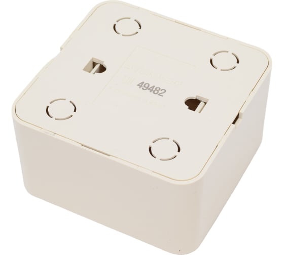 Розетка rj-45 STEKKER открытой установки 1-местная серия софия, слоновая кость, mst00-20-04, 49482