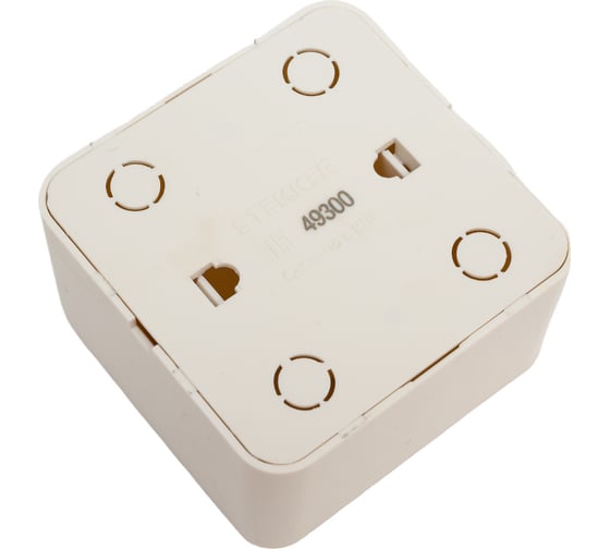 Розетка rj-45 STEKKER открытой установки серия софия, 1-местная, белый, mst00-20-01, 49300