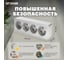 4-местная розетка STEKKER с/з открытой установки 250в, 16а, ip20, серия софия, серебро, mst16-14-03 49332 3