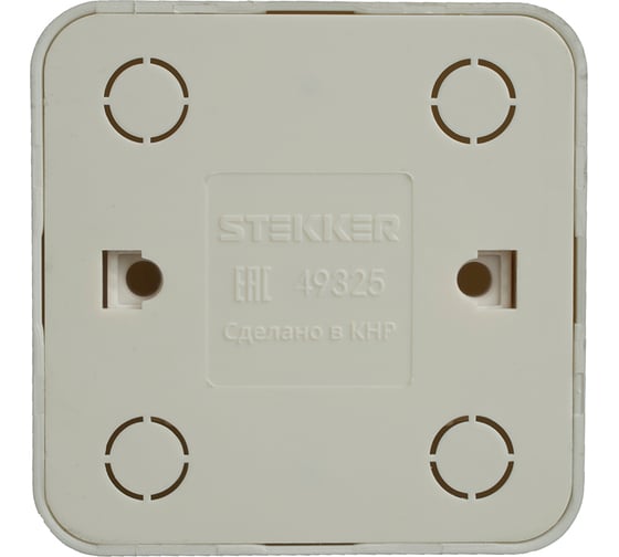 1-местная розетка STEKKER б/з открытой установки 250в, 10а, ip20, серия софия, серебро, mst10-11-03, 49325