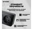 2-местная розетка STEKKER с/з открытой установки 250в, 16а, ip20, серия софия, черный матовый 49498 3