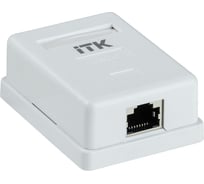 Информационная настенная розетка ITK RJ45 кат. 6 FTP 1-порт CS2-1C06F-12