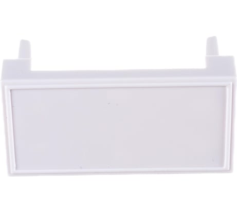Заглушка LANMASTER Mosaic 22.5x45, 1М, белая, LAN-SIP-22B-WH