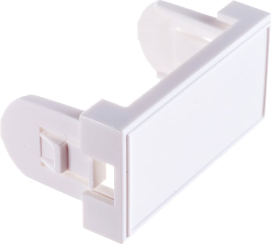 Заглушка LANMASTER Mosaic 22.5x45, 1М, белая, LAN-SIP-22B-WH