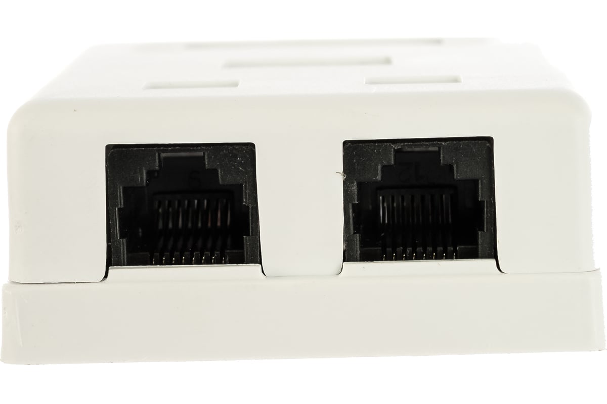 Розетка 2 rj45 кат 5e