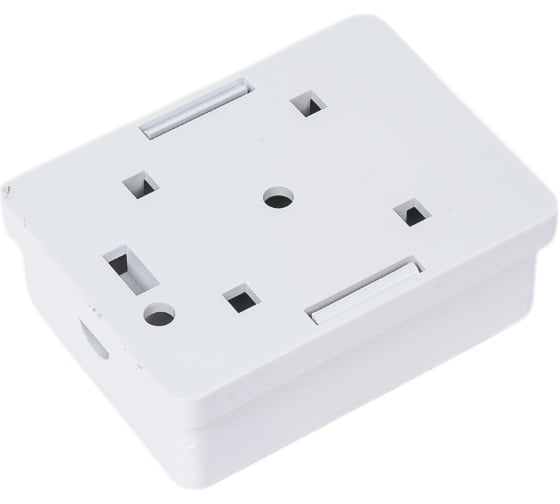 Настенная розетка TWT 1 порт RJ-45, категория 5е, белая, SM1-45-WH