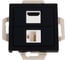 Механизм двойной розетки Systeme Electric Atlasdesign карбон hdmi+rj45, кат.5е, ATN001082 3