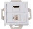 Механизм двойной розетки Systeme Electric Atlasdesign белый hdmi+rj45, кат.5е, ATN000182 3