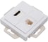 Механизм двойной розетки Systeme Electric Atlasdesign белый hdmi+rj45, кат.5е, ATN000182 4