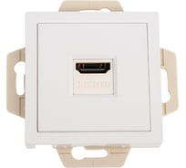 Механизм розетки Systeme Electric Atlasdesign белый hdmi, ATN000180