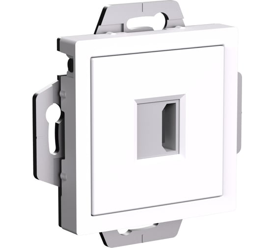 Механизм розетки Systeme Electric Atlasdesign белый hdmi, ATN000180