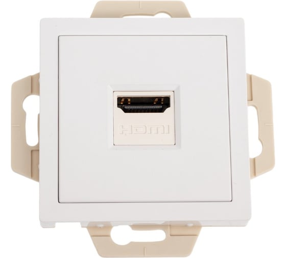 Механизм розетки Systeme Electric Atlasdesign белый hdmi, ATN000180 1