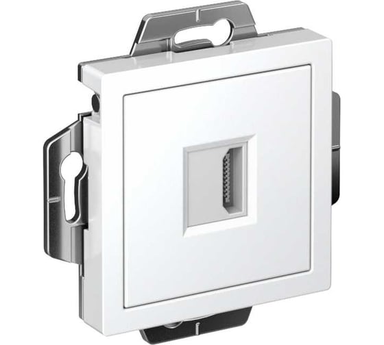 Механизм розетки Systeme Electric Atlasdesign белый hdmi, ATN000180 1