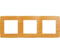 Рамка ЭРА 12500307 на 3 поста, ольха Б0014767