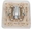 Розетка LUXAR Deco с/у TВ оконечная белая с рифленой рамкой 4606400620334 3