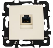 Компьютерная розетка LUXAR Art с/у RJ-45 слоновая кость, без рамки 4606400620518