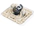 Компьютерная розетка LUXAR Deco с/у RJ-45 белая с рифленой рамкой 4606400620372 5