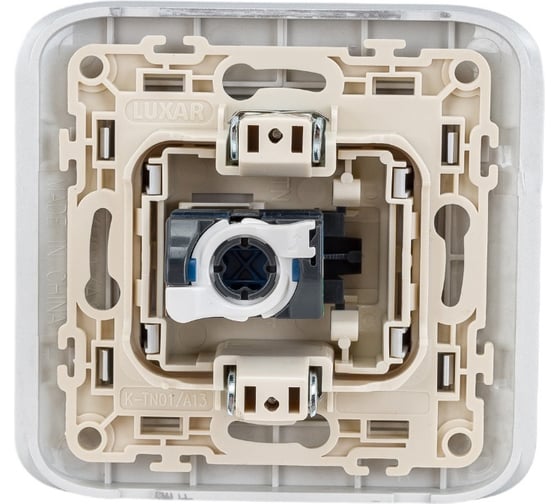 Компьютерная розетка LUXAR Deco с/у RJ-45 серебро с рифленой рамкой 4606400620396