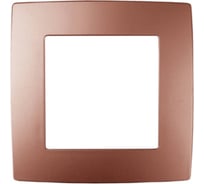 Рамка ЭРА 12500114 на 1 пост, медь Б0019368