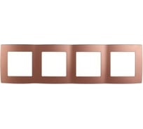 Рамка на 4 поста ЭРА 12500414 медь Б0019380