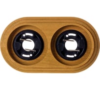 Двойная рамка Retrika, ретро сосна, на бревно RD-02222