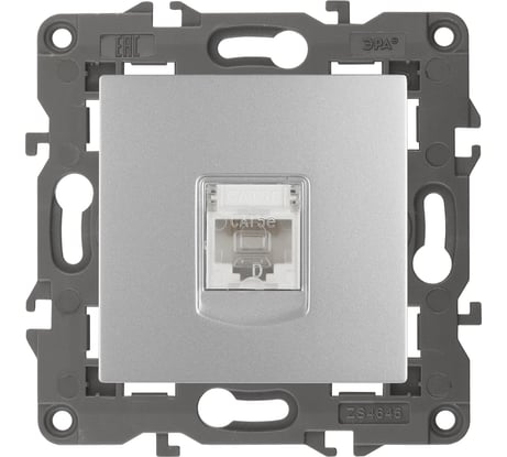 Розетка ЭРА 14-3107-03 RJ45, IP20, алюминий Б0034304