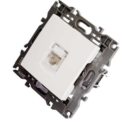 Розетка ЭРА 14310701 RJ45, IP20, белый Б0034302