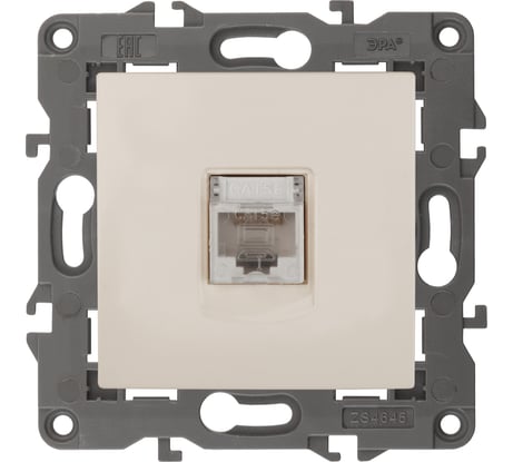 Розетка ЭРА 14-3107-02 RJ45, IP20, слоновая кость Б0034303