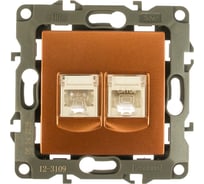 Комбинированная розетка ЭРА 12310914 RJ45RJ11, IP20, 2, медь Б0019360
