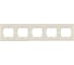 5-местная горизонтальная рамка Aling-Conel PRESTIGE кремовая с вставкой 6705.99 1