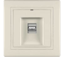 Розетка Aling-Conel PRESTIGE USB-зарядное устройство, двойная 2xUSB А+А 250V/5V 2.1A, кремовая 6161.99