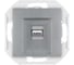 Розетка USB Aling-Conel PRESTIGE тип А, с Keystone модулем, механизм, серебряная 60162.S 1